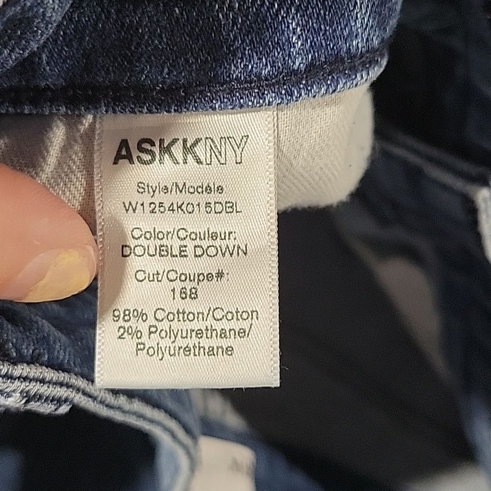 ASKK NY Wide Leg Jeans sz 34 - Picture 6 of 6
